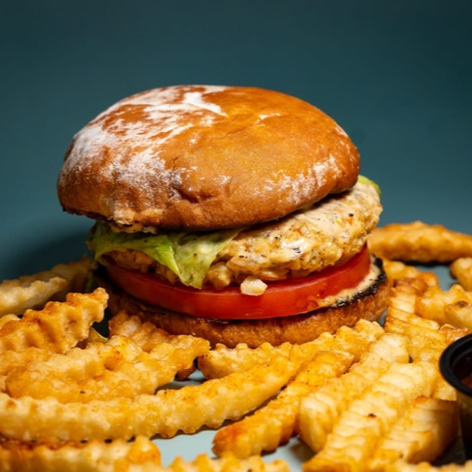 Delicious Shrimp Burger Experience
